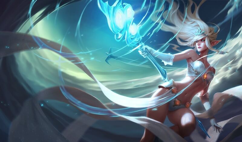 Tướng nữ Liên Minh Huyền Thoại Janna sở hữu vẻ đẹp nhẹ nhàng