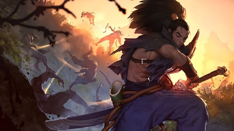 Liên minh huyền thoại Yasuo sở hữu 5 kỹ năng linh hoạt để hạ gục đối thủ