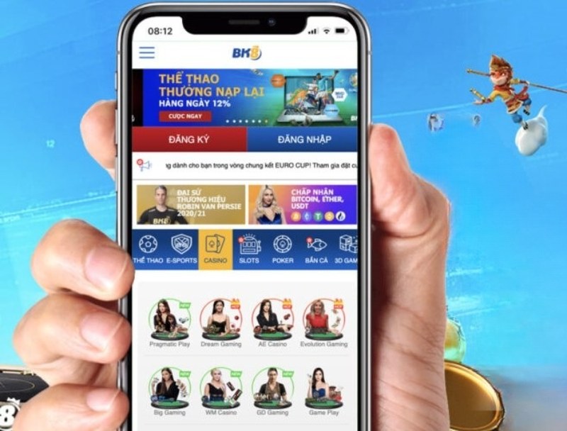 Download app Casino BK8 cho Android