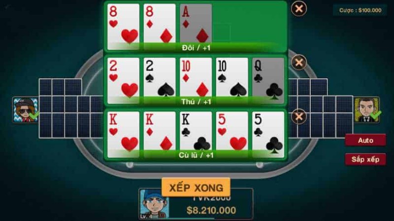 Tổng cộng điểm của bộ bài