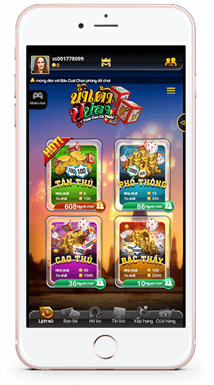 Người chơi có thể lựa theo cấp bậc phù hợp với bản thân Người chơi có thể lựa theo cấp bậc phù hợp với bản thân