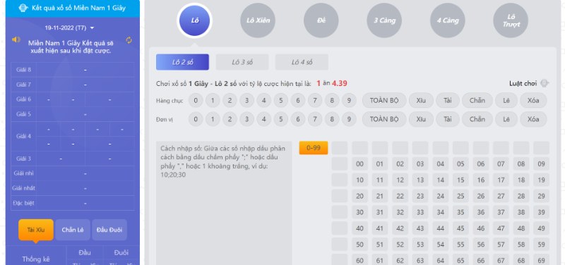 Bí đánh lô đề hiệu quả trong trò chơi SG Win Lottery